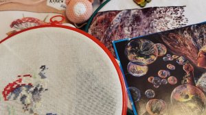 Рукодельные будни февраля. Встреча вышивальщиц. Влог.