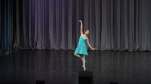 Вариация из Классического па-де-де. Хореографическая Балетная студия ДИНАСТИЯ.
Виктория Ерёмина