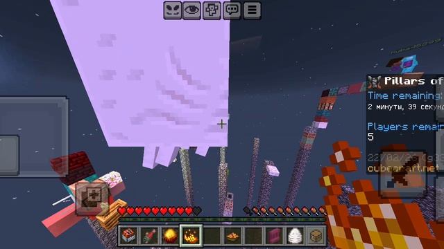 Играю в "Столбы Удачи" на сервере CubeCraft смотреть онлайн