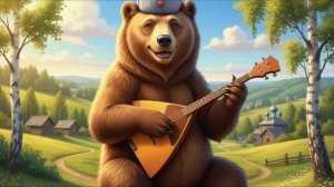 медведь и балалайка