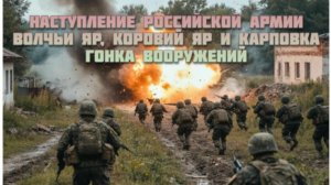Новости СВО Сегодня- Наступление российской армии Волчьи Яр, Коровий Яр и Карповка Гонка вооружений