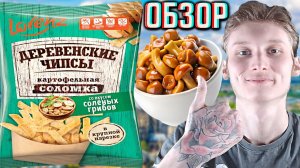 КАРТОФЕЛЬНАЯ СОЛОМКА ОТ НЕМЦЕВ!LORENZ ДЕРЕВЕНСКИЕ ЧИПСЫ СО ВКУСОМ СОЛЁНЫХ ГРИБОВ!ОБЗОР ЛОРЕНЦА СНЕК