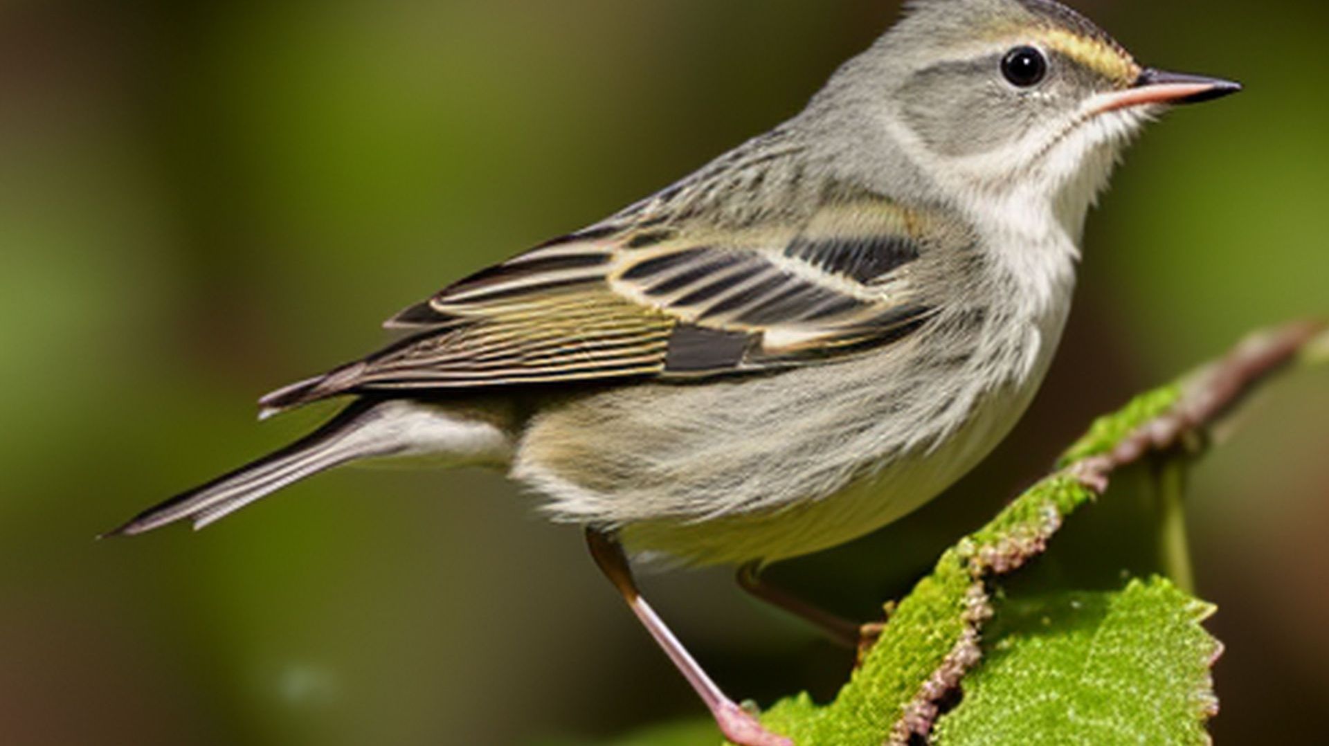 Звук природы. Птицы. Пение птицы Пеночка-теньковка в хвойном лесу смотреть онлайн