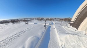 Парк отель Дубки.День 2-ой.Мороз и солнце.Зарядка.Зимний полёт,видео.Лазертаг.Катаемся с горки.