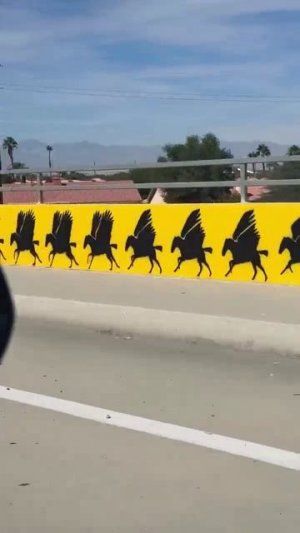 Анимация вдоль дороги