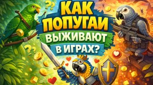 КАК ПОПУГАИ ВЫЖИВАЮТ В ИГРАХ?