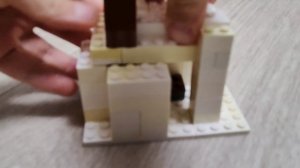 обзор на мою снежною иглу самоделка из лего
