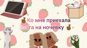 🦢❕ко мне приехала подруга Злата на ночёвку ❕🦢 #смешно #tokaboka в опис