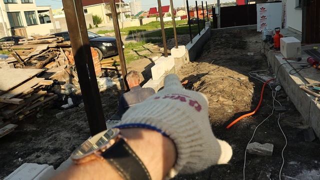 Современный забор своими руками (начало) смотреть онлайн