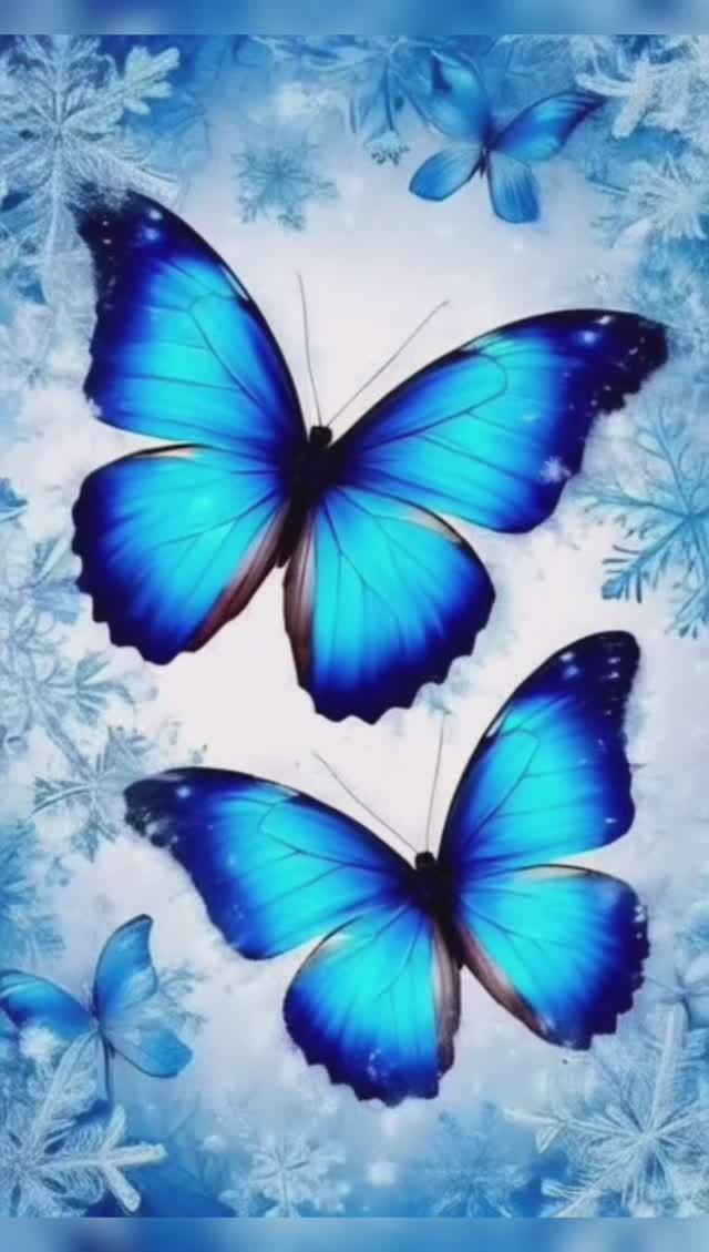 Зимние бабочки #shorts