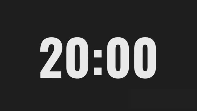 Таймер на 20 минут смотреть онлайн