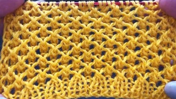 🧶ЭФФЕКТНАЯ КРАСИВАЯ СЕТОЧКА СПИЦАМИ🩷 смотреть онлайн