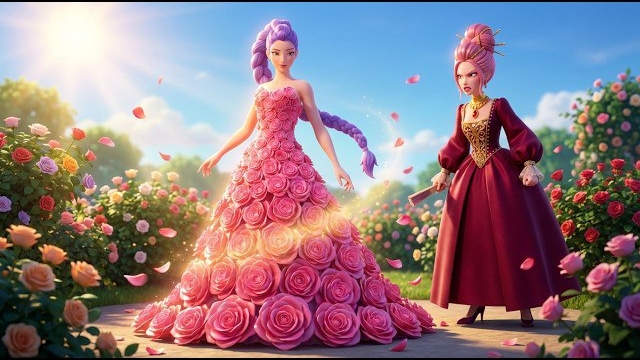 Руми и волшебное розовое платье. Из бедного садовника в королевскую принцессу смотреть онлайн