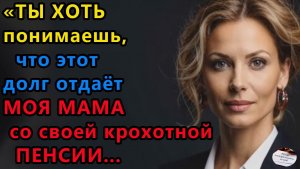 Истории из жизни. Ты хоть понимаешь Аудио рассказы, Жизненные истории