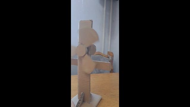 Выставка НТТ-2026. Ишимбаев Малик, 8 лет. Вентилятор.