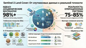 Глобальные данные землепользования: Где скачать и как подготовить растры в QGIS