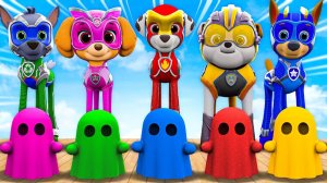 Мультик Щенячий патруль. Выбираются из ловушки