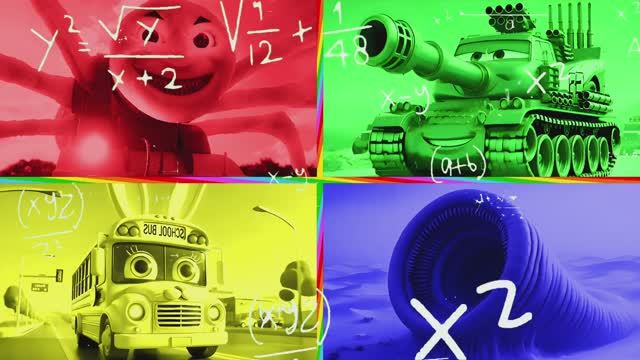 МУЛЬТИКИ НА ДИСКОТЕКЕ: ШКОЛЬНЫЙ АВТОБУС‑ПОЖИРАТЕЛЬ ЗАЖИГАЕТ под COFFIN DANCE! 🚌 смотреть онлайн