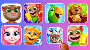 My Tom 2, Tom_Time of the Race,Talking Pierre,Talking Ben,Angella,Ginger2,Tom_Friends 2,Tom Run Gold