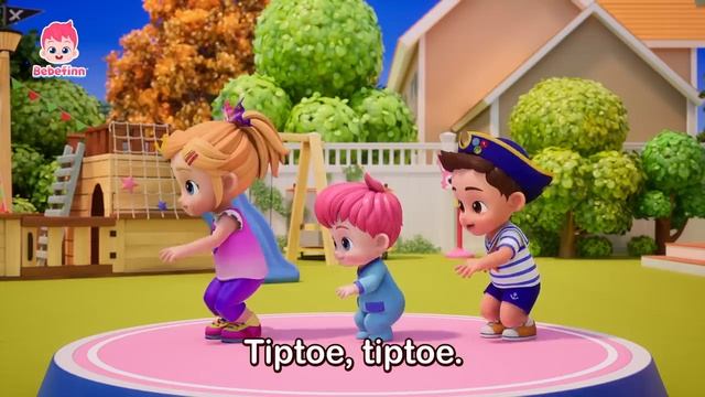 Бебефин. Walking WalkingㅣNursery Rhymes For KidsㅣDance Along Bebefinn