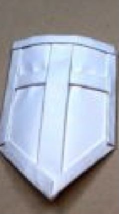 Как сделать щит из бумаги а4