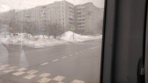 поездка на автобусе ЛиАЗ 6213 борт 191142, по маршруту 687