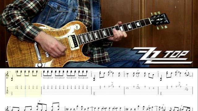 ZZ Top - She just killing me SOLO. Only Tabs. смотреть онлайн