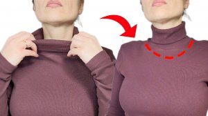 Горловина жмет шею? 🔥 Гениальная переделка за 5 минут! ✂️ ШВЕЙНАЯ ХИТРОСТЬ!