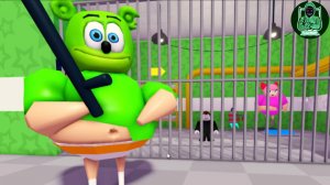 Побег из тюрьмы от мишки Гумибера умибера - игровой процесс в roblox #роблокс #roblox