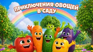 МУЛЬТИКИ ДЛЯ ДЕТЕЙ | ПРИКЛЮЧЕНИЕ ОВОЩЕЙ ПО САДУ