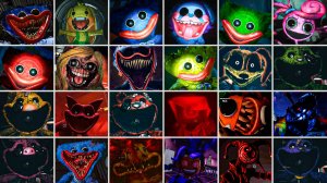 Poppy Playtime Глава 1,2,3,4,5 - Все Скримеры