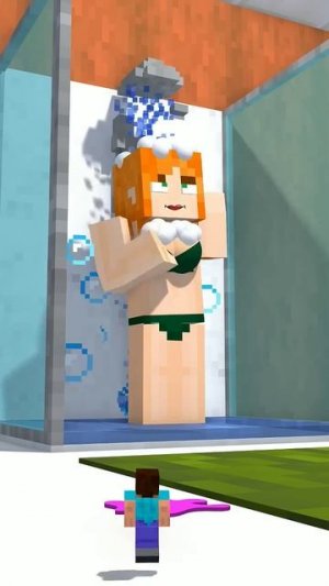 Poor Girl Revenge Help Poor Herobrine Minecraft Animation