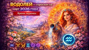 ♒ ВОДОЛЕЙ — гороскоп на март 2026 года | Время перемен