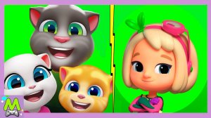 Говорящий Том и Друзья против Флоры и ее Команды.Новый Дом для Тома и Цветочные Приключения.