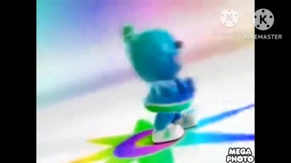 Hombre Bola effects Rainbow gummy bear