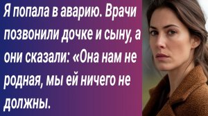 Истории для Вас/Я попала в аварию. Врачи позвонили дочке и сыну, а они сказали: «Она нам не родная.