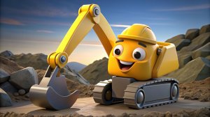 ДЕТСКИЙ КЛИП ПРО СТРОЙКУ И ЭКСКАВАТОР