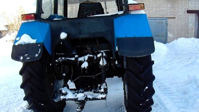 Зима 2026г февраль.МТЗ80 с отвалом! смотреть онлайн