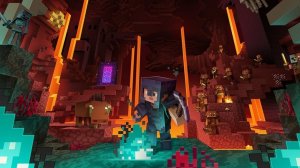 Майнкрафт хардкор #4 (заряженный крипер, пиглины и другое...)