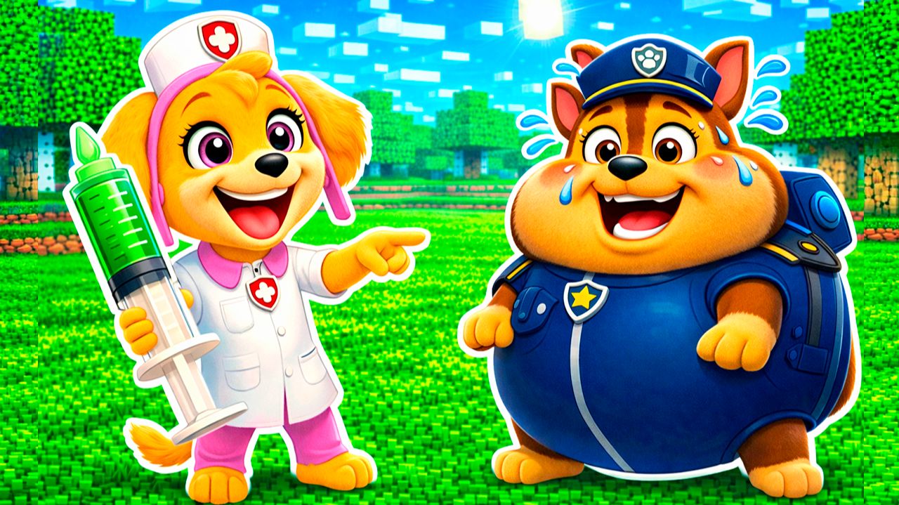 ТРОЛЛИНГ ГОНЩИКА ЩЕНЯЧИЙ ПАТРУЛЬ БЕЗУМНАЯ СКАЙ СТАЛА ВРАЧОМ и ЗАТРОЛЛИЛА ГОНЩИКА в МАЙНКРАФТ МУЛЬТИК смотреть онлайн