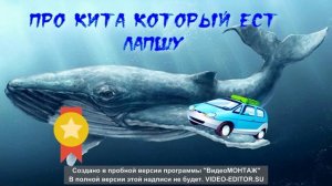 Про кита который ест лапшу