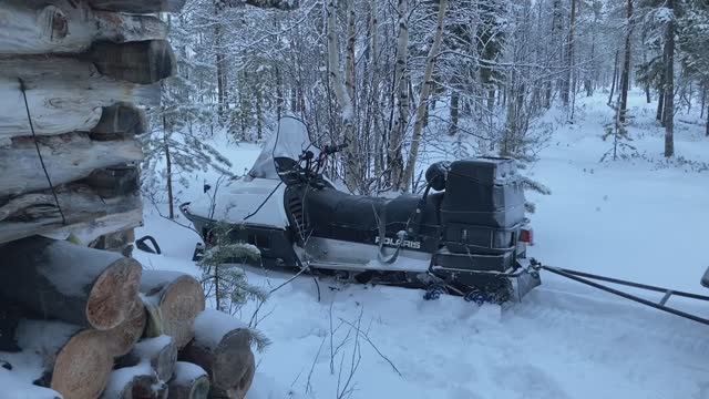 Живу в тайге, новая печь для избы, рыбалка в морозы. смотреть онлайн