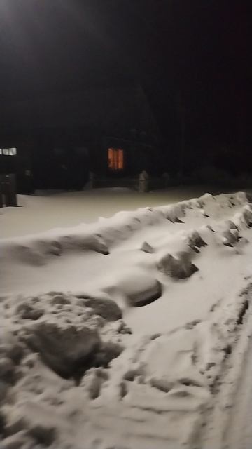 Снежная зима