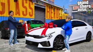 ОТЕЦ И СЫН В GTA 5 - КУПИЛ СЫНУ НОВУЮ KIA K5! СЫН НАТРАВИЛ ОХРАННИКОВ НА БРАТА! 🌊ВОТЕР