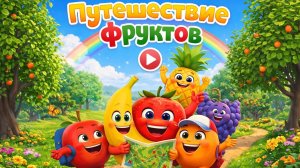 МУЛЬТИКИ ДЛЯ ДЕТЕЙ | ПУТЕШЕСТВИЕ ФРУКТОВ ПО САДУ