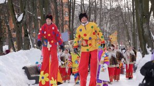 Традиционные масленичные гуляния в округе Пушкинский прошли с размахом: ярко, шумно и весело