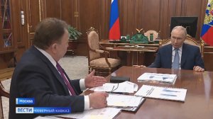 Владимир Путин заслушал доклад главы Ингушетии о развитии региона