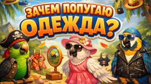 ЗАЧЕМ ПОПУГАЮ ОДЕЖДА?