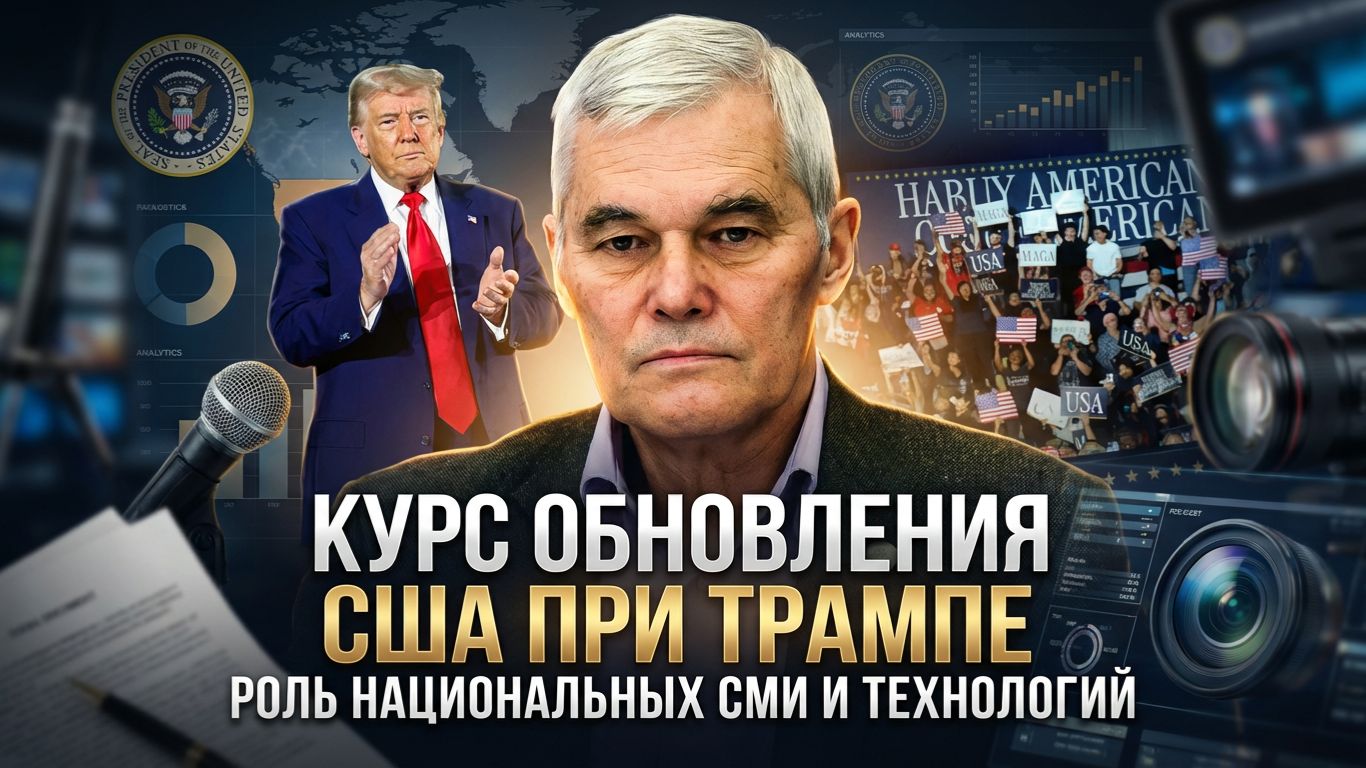 Константин Сивков | Курс обновления США при Трампе. Роль национальных СМИ и технологий смотреть онлайн