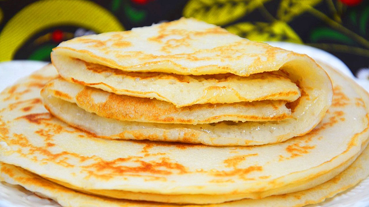 🥞 Толстые дрожжевые блины – как в детстве! Готовьте сразу двойную порцию! смотреть онлайн